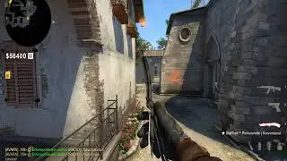Inferno B site retake smoke and molotov