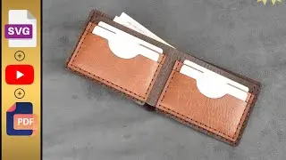 Wallet making - bifold wallet - small wallet - pdf to download