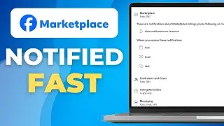 NEW! How To Set Up Facebook Marketplace Alerts 2025 🛎️📲  Get Notified Fast For Deals You Want
