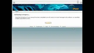download database and files from cPanel