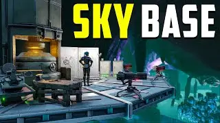 How 2 ARK VETERANS Built an UNRAIDABLE SKY BASE Day 1! ARK PvP