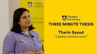3MT 2024 | Tharin Sayed - Zapping Tinnitus Away