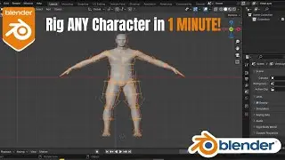 Blender Rigging Add-on in 1 Minute | Urdu/Hindi | Blender Tips