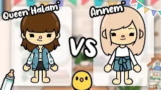 💫🪁Annem VS Queen Halam💕🎡 • @MillieKing / @TOCALIFEQUEEN • Toca Life World Türkçe