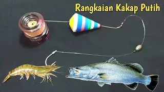 Rangkaian Pancing Kakap Putih - Umpan Hidup - Jufri Ktl