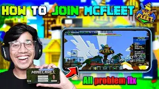 How to Join MCFleet Server in Minecraft PE  Mobile | All Problem Fix  
