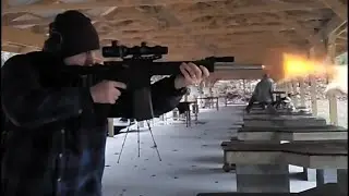Cреляю из своей AR-15 без пламегасителя. Shooting my AR-15 with no muzzle device.