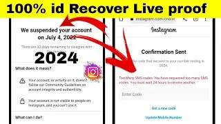 instagram account suspended confirmation code not receive | instagram account otp 24 hours problem