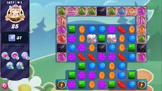 Candy Crush Saga Level 1677 (NO BOOSTERS)