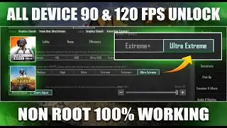 [No Root] Unlock 90 & 120FPS In BGMI 3.9 Update | 100% Working In All Device