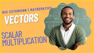 Scalar multiplication of vectors with Worked Examples