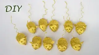 DIY MOUSE from paper for New Year 2020 ☆ DIY crafts ☆ Symbol of the year ☆ Rat toy for the Christ...
