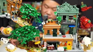 1980's & 90's 8090 House and FREE Gift bonus Unlucky Refrigerator set | Wekki Brick Review 516951