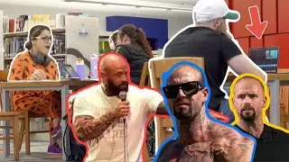Blasting Fake Alpha Male “Wes Watson” Videos in The Library!