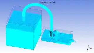 CFD Siphon Effect, ANSYS FLUENT, Irregation