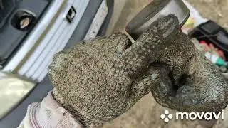 Замена натяжителя ремня Honda Stepwgn RF3.