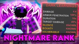 How I Got NIGHTMARE RANK...(Roblox Bedwars)