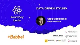 Data Driven Styling - Oleg Slobodskoi