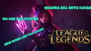 Xayah Gameplay with the NEW RUNES (PRE-SEASON 8)-PT.1