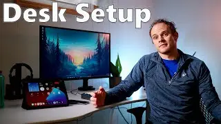 My Productivity Video + Photo Editing Desk Setup Tour 2021