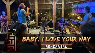 Willfreedo and Quino of Big Mountain - Baby, I Love Your Way (rehearsal)