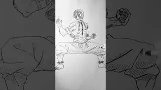 Рисую Аказа Kimetsu no Yaiba 