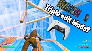 How to use triple edit binds in fortnite