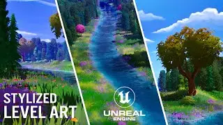 Unreal Engine 5 - Stylized Environment Renders - RiverSide