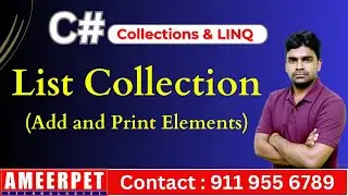C# List Collection | .Net Full Stack Training in Ameerpet | .Net Training | Ameerpet Technologies
