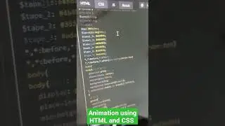 Animation using HTML and CSSce levelLi &olow for more