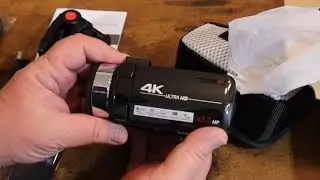 4K Ultra HD Camcorder with 48MP Video Camera