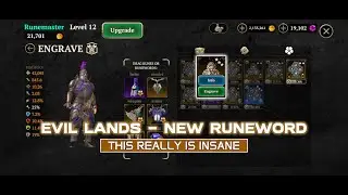 Evil Lands: I Crafted the NEW Rune Word for the Warrior — INSANE Power Boost! ⚔️