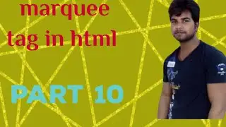 marquee tag in html
