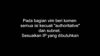 Setting DHCP Server CentOS 7 - Kelompok Alfian & Jannah - Informatika Poltekom