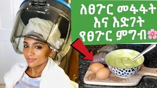 ለፀጉር እድገት‼️መፋፋት እና ልስላሴ🌸ምርጥ ውህድ/Flaxseed & egg white for damaged hair
