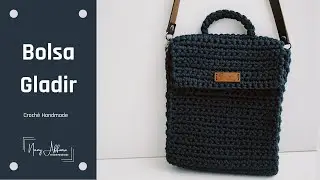 Bolsa Gladir - CROCHE COM FIO NAUTICO - Simples de fazer