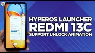 Cara Pasang HyperOS Launcher MIUI 14 Redmi 13C - FITURNYA LEBIH LENGKAP & SUPPORT UNLOCK ANIMASI!