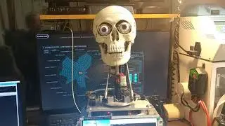 Synchronizing Robotic Host Speech to Jaw Movements in combination with multiple concurrent functions