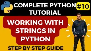 Strings in Python || Python Strings || Python Tutorial for Beginners || Python Tutorial