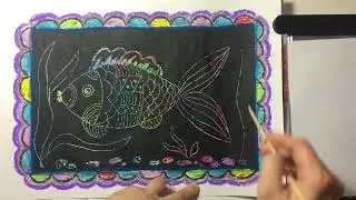 #55. Рисуем граттаж с детьми 6 - 7 лет