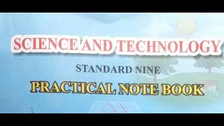 9th Science Practical Note book