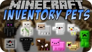 Minecraft INVENTORY PETS MOD (Neue Effekte) [Deutsch]