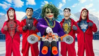 TEAM SPIDER-MAN vs BAD GUY TEAM || Who Is THE SMART SUPERHERO ...?? ( Funny , Action... ) Flife vs