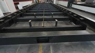 Plate welding bed