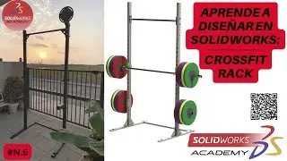 TUTORIAL SOLIDWORKS PIEZA SOLDADA| #N6 RACK DE CROSSFIT😍|APRENDE DISEÑO CAD CON SOLIDWORKS 2022 🏆