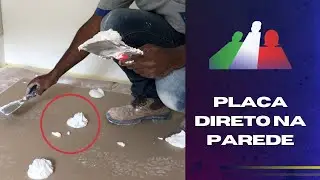 COMO COLAR DRYWALL DIRETO NA PAREDE
