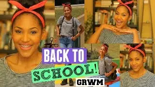 BACK TO SCHOOL: Makeup, Hair, & Outfit! (First Day of School Look)