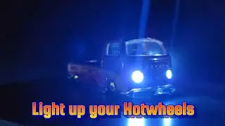 Hot Wheels  échelle 1:64  volkswagen T2 Pickup Ajout de lumière. Light up your hotwheels