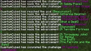 What Happens when you get EVERY ADVANCEMENT AT ONCE In Minecraft!