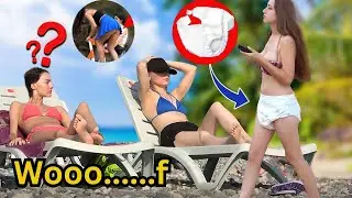 Funny Crazy Girl Prank Compilation On The BEACH 😲😲 Best of Just For Laughs 😲 comedy pranks